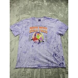 Comfort Colors Hocus Pocus T Shirt Mens Size XL Purple Acid Wash Sanderson...